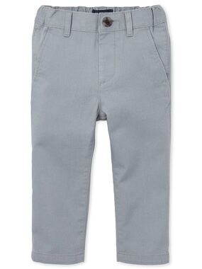The Children’s Place Kids' Light Stone Gray Blue Trousers Pants Size 4
